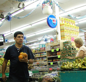 Tropical Supermarket Interior