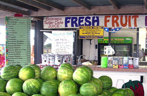 Fresh fruit milkshakes