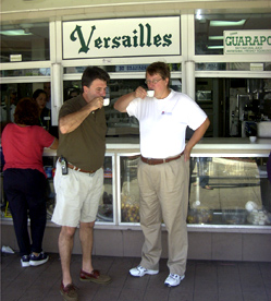 Jorge and Glenn at Coffee Window